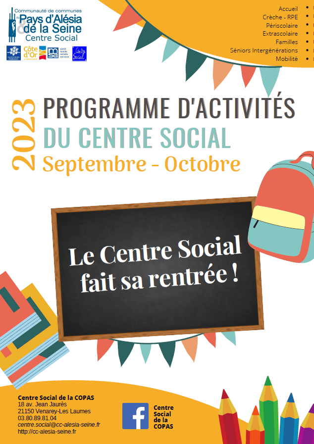 programme 2023 Centre Social